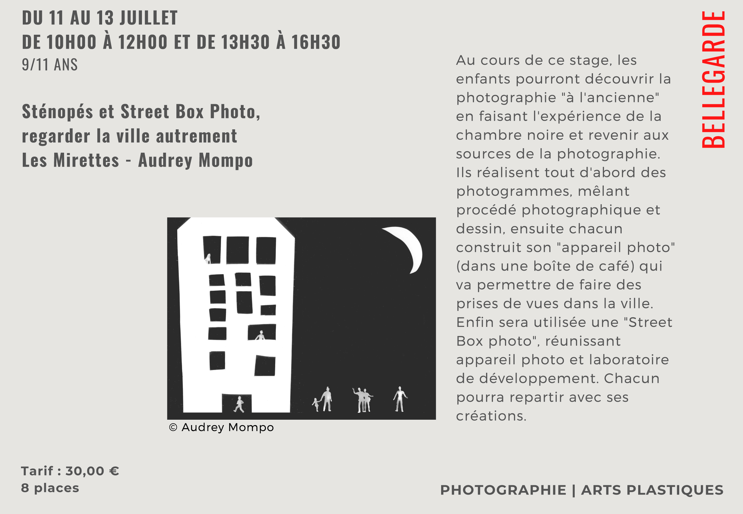 Read more about the article Atelier : Regarder la ville autrement (sténopés et Street Box photo)